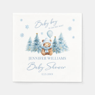 Servilleta De Papel Papel para Shower de Bebé Niño Oso de Peluche de N