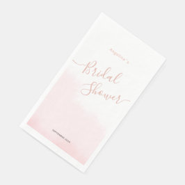 Servilleta De Papel Papel para una ducha de novia.