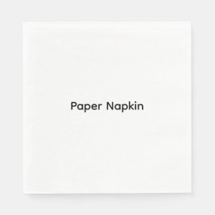 Servilleta De Papel Papel Personalizado con Texto Minimalista