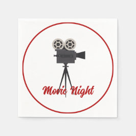 Servilleta De Papel Papel Personalizado de cámara de película retro