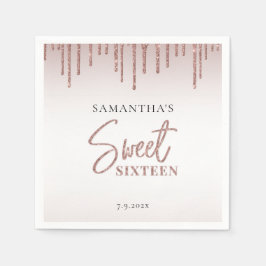 Servilleta De Papel Papel Personalizado de fiesta de cumpleaños dulce