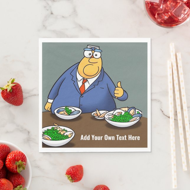 Servilleta De Papel Papel personalizado Napkin de almuerzo (In situ)