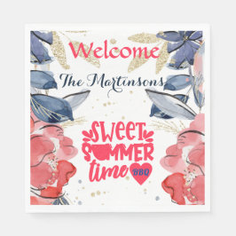 Servilleta De Papel Papel personalizado para picnic BBQ de verano