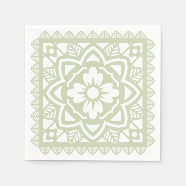 Servilleta De Papel Papel picado, servilletas de papel, cóctel estánda (Anverso)