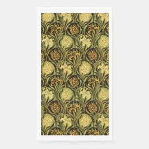 Servilleta De Papel Papel pintado de tulipán y lirio verde de William 