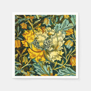 Servilleta De Papel Papel pintado floral de madreselva de William Morr
