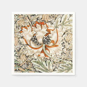 Servilleta De Papel Papel pintado floral de madreselva de William Morr