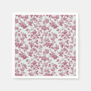 Servilleta De Papel Papel pintado rosa claro de Chinoiserie con vid y 