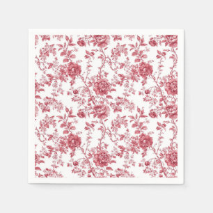 Servilleta De Papel Papel pintado rosa claro de Chinoiserie con vid y 