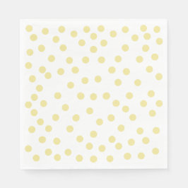 Servilleta De Papel Papel polkadot amarillo