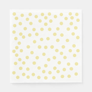 Servilleta De Papel Papel polkadot amarillo