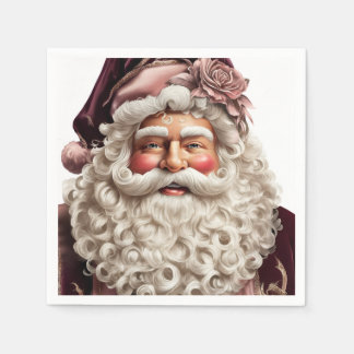 Servilleta De Papel Papel Precioso de Papá Noel