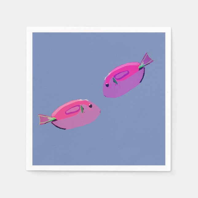 Servilleta De Papel Papel rosa (Anverso)