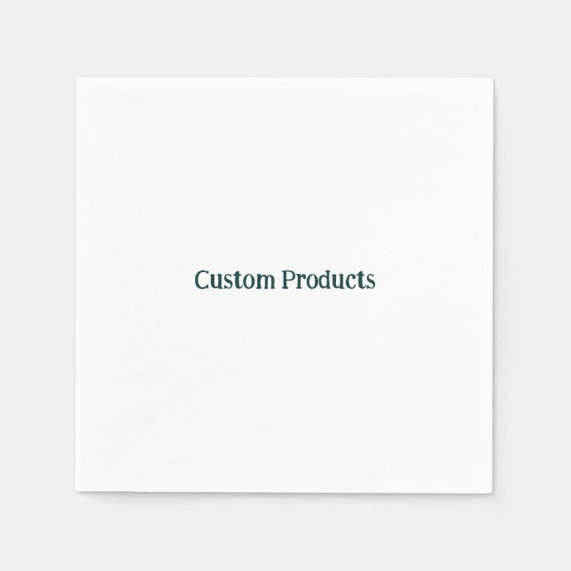 Servilleta De Papel Papel Simple de Cóctel de Marca Estándar (Anverso)
