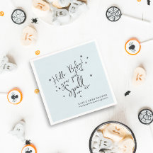 Papel único de Baby Shower para bebé de Halloween