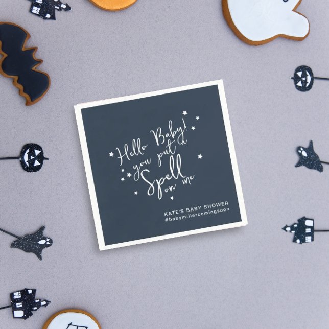 Servilleta De Papel Papel único de Baby Shower para bebé de Halloween  (Subido por el creador)