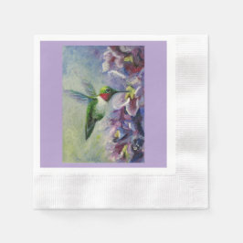 Servilleta De Papel Papel y toallas Fiestas de Hummingbird & Flowers