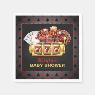 Servilleta De Papel Papeles Baby Shower del Casino