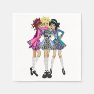 Servilleta De Papel Papeles de baile irlandeses