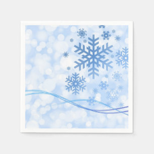 Servilleta De Papel Papeles de papel para copas de nieve de vacaciones