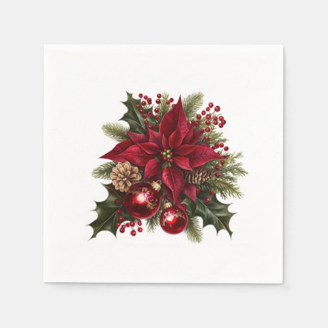 Servilleta De Papel Papeles de vacaciones (Anverso)