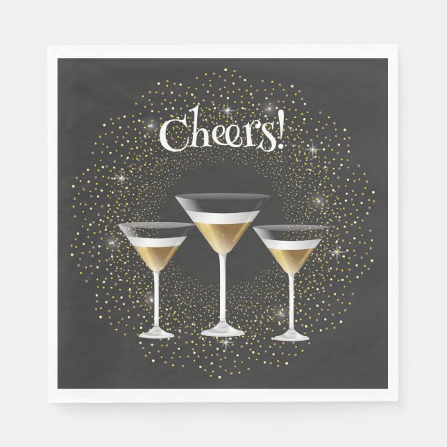 Servilleta De Papel Papeles de vacaciones (Anverso)