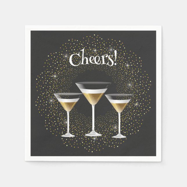 Servilleta De Papel Papeles de vacaciones (Anverso)