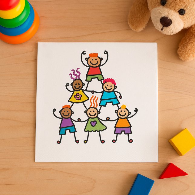 Servilleta De Papel Papeles pirámidos para niños (Subido por el creador)