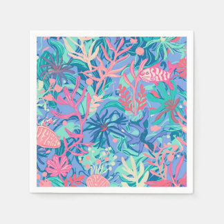 Servilleta De Papel Paper cocktail napkin in stylish graphic