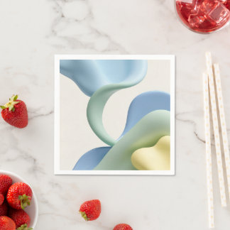 Servilleta De Papel Paper cocktail napkin in stylish graphic