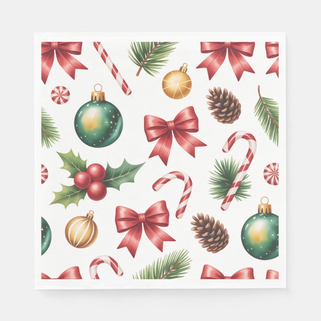 Servilleta De Papel Paper Napkin-Christmas Tableware (Anverso)