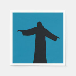 Servilleta De Papel Paper Napkin  jesus christ 