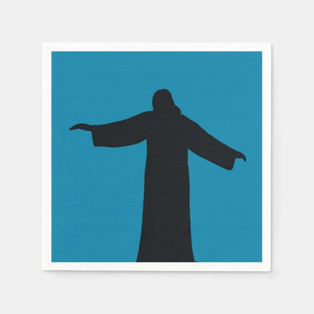 Servilleta De Papel Paper Napkin  jesus christ  (Anverso)