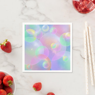 Servilleta De Papel Paper napkins bubble design