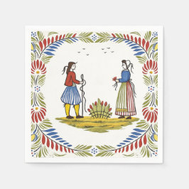 Servilleta De Papel Paper Napkins Luncheon Quimper