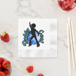 Servilleta De Papel Papi Guay Disco Dance Father Napkins
