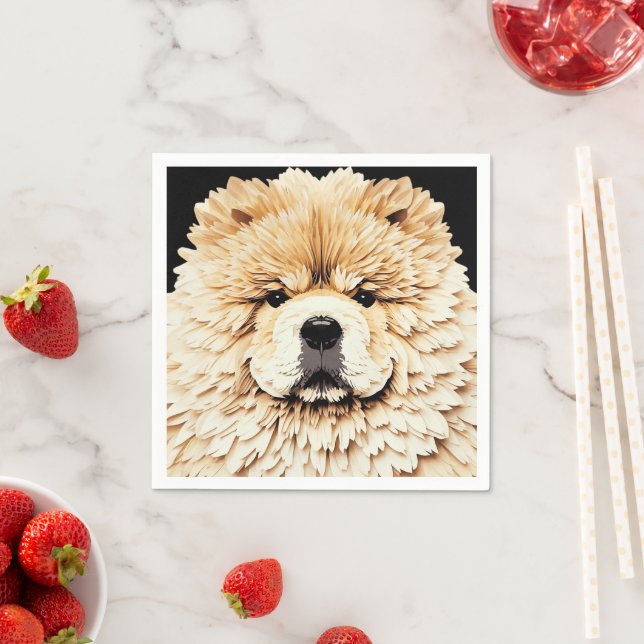 Servilleta De Papel PAPIER MIRAGE Cream Chow (In situ)