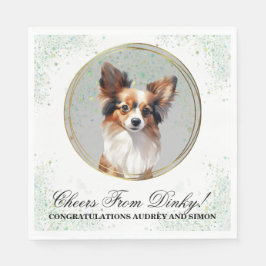 Servilleta De Papel Papillon Perro Boda Napkins con Perros Foto