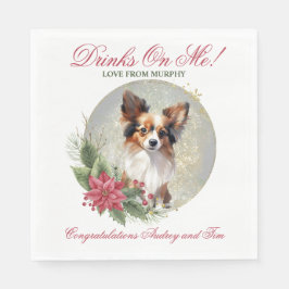 Servilleta De Papel Papillon Perro Boda Napkins con Perros Foto