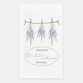 Servilleta De Papel Paquetes de lavanda secas con ducha de personaliza