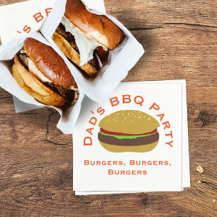 Servilleta De Papel Paquetes de papel de barbacoa para hamburguesas pe