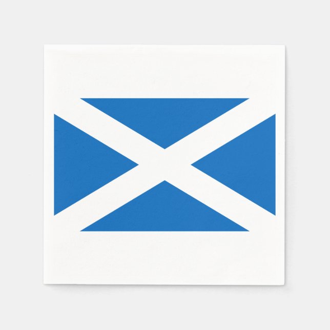 Servilleta De Papel Paquetes de papel de la bandera de Escocia (Anverso)