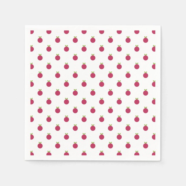 Servilleta De Papel Paquetes de polka de frutas servilletas (Anverso)