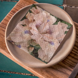 Servilleta De Papel Paquetes Florales Iris De Cabeza Rosa Rubor