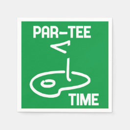 Servilleta De Papel Par-Tee Time White