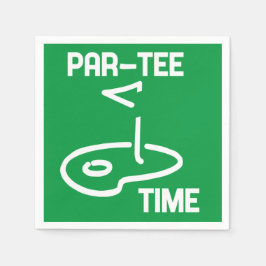 Servilleta De Papel Par-Tee Time White