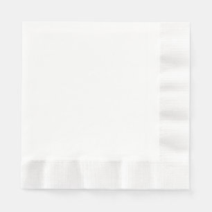 Servilleta de papel para almuerzo blanca
