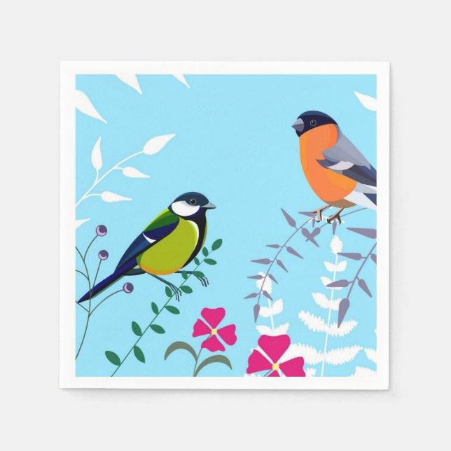 servilleta de papel para aves (Anverso)