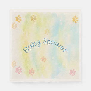 Servilleta de papel para Baby Shower - Tema Cachor
