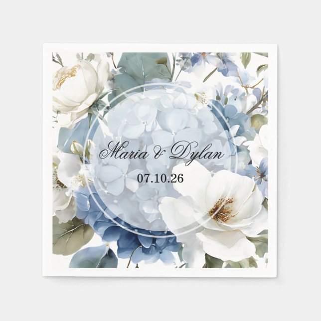 Servilleta de papel para boda (Anverso)